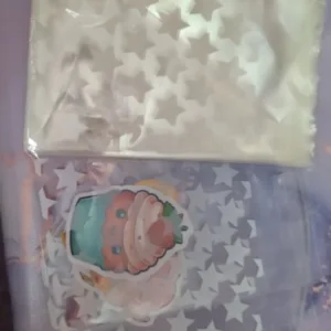 Clear Opp Gift Packaging Bag With Star & Circle Print - A Convenient Way to Store and Display Your Accessories