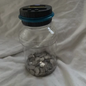1PC Electronic Piggy Bank Counter Coin Digital LCD Counting Coin Money Saving Box Jar Coins Storage Box For USD EURO Money Gifts