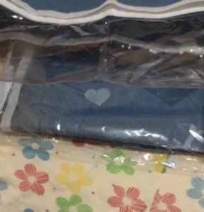 Large Capacity Clothes Storage Bag Organizer With Reinforced Handle Suitable For Blankets Bedding Foldable With Sturdy Zipper