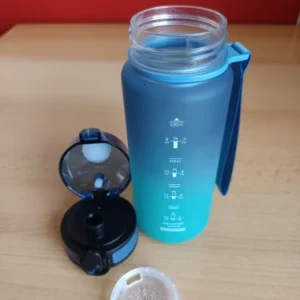 500ML/650ML/1000ML Large Capacity Sports Bottle Motivational Leak Proof Portable Reusable Plastic Cups Outdoor Travel Gym Jugs