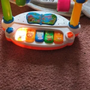Baby Piano Toys Kids Rotating Music Piano Keyboard With Light Sound, Musical Toys For Toddlers, Early Educational Music Toy
