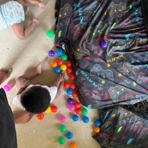 100PCS Outdoor Sport Ball Colorful Soft Water Swim Pool Ocean Wave Ball Baby Eco-Friendly Stress Air Ball Tent Toys for Children