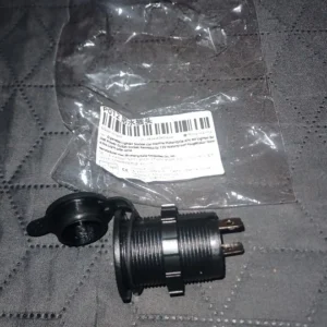 Cigarette Lighter Socket Car Marine Motorcycle ATV RV Lighter Socket Power Outlet Socket Receptacle 12V Waterproof Plug