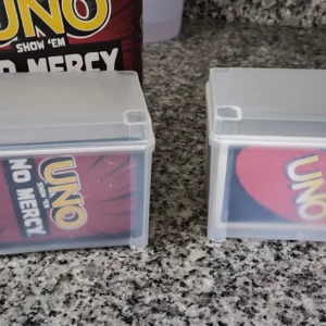 2/4PCS Small Semi-Transparent Plastic Cards Cases Folder Matte Flip-Top Jewelry Box Accessories Storage Organize Packaging Boxes