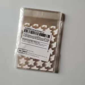 Clear Opp Gift Packaging Bag With Star & Circle Print - A Convenient Way to Store and Display Your Accessories