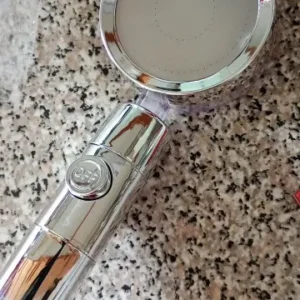 New Propeller Driven Shower Head Cotton Filter Turbocharged High Pressure Handheld Shower Nozzle