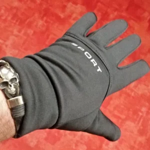 Black Winter Warm Full Fingers Waterproof Cycling Outdoor Sports Running Motorcycle Ski Touch Screen Fleece Gloves