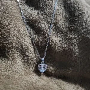 Heart Necklaces For Women Stainless Steel Gold Plated Chain Zircon Heart Pendant Choker Necklace Wedding Boho Jewelry Gift Femme