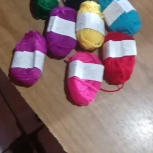 12pcs Multicolor Yarn Knitting Supplies , Crochet Craft For Crocheting And Knitting Yarn Starter Kit For Beginners