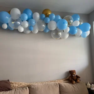 72Pcs Blue Balloon Garland Arch Welcome Baby Shower Valentines Day Birthday Party Wedding Decorations