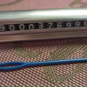Metal Car Temporary Parking Card Universal Rotate Phone Number Plate Aluminum Stickers Park Stop in Car-styling Auto Accessories