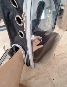 Cat Pet Carrier Backpack Transparent Capsule Bubble Pet Backpack Small Animal Puppy Kitty Bird Breathable Pet Carrier for Travel