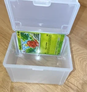 2/4PCS Small Semi-Transparent Plastic Cards Cases Folder Matte Flip-Top Jewelry Box Accessories Storage Organize Packaging Boxes
