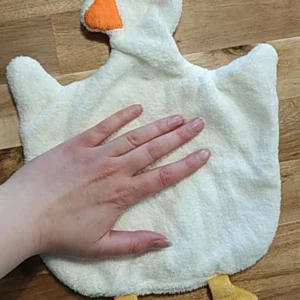 Cartoon Goose Hand Towel Kitchen Bathroom and Toilet Hand Towel Hanging Type with Super Water Absorption Quick Drying It Is Hard