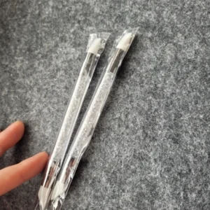 2pcs Double Head Silicone Nail Art Pen Carving Flower Sculpting Pen Adjustable Glue Stick Embossing Brush Professional Manicure