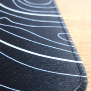 Large Extended Gaming Mouse Pad with Non-Slip Rubber Base,Topographic Design,for Full Desk Keyboard and Mouse Support