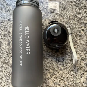 Sports Transparent Water Bottle 780ml Portable Gym Travel Clear Leakproof Drinking Bottle Frosted Bottle