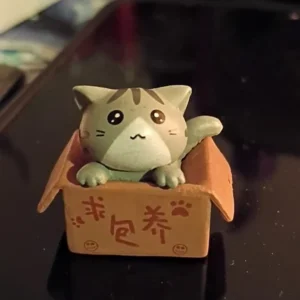 4pcs Mini Cat Ornament Garden Kitten Statue Gift For Kids Children Baby Room Cute Kawaii Toy Miniature Figurines Home Decoration