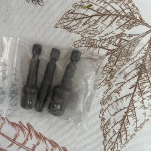 3 Pcs Drill Socket Adapter Impact Drill Extension Drill Bits Bar Socket Adapter 1/4 3/8 1/2 Size Hex Shank Square Head Drill Bit