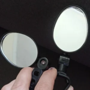 Bike Mirror 360 Degree Adjustable Rotatable Handlebar Mirror Wide Bycicle Accessories Cycling Rear View Mirror