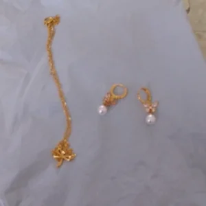 Butterfly Zircon Stainless Steel Pearl Earrings For Women Gold Plated Piercing Earring Aesthetic Luxury Jewelry Gift 2023 New