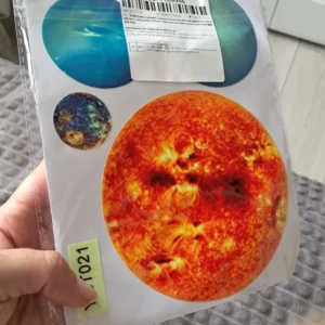 525PCS Box Packed Luminous Nine Planets Wall Sticker for Kids Bedroom Living Room Glow In The Dark DIY Party Home Decor