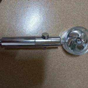 New Propeller Driven Shower Head Cotton Filter Turbocharged High Pressure Handheld Shower Nozzle