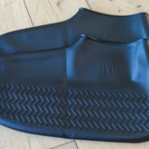 1 Pair Rubber Rain Boot Overshoes For Outdoor Use, Silicone Waterproof Shoe Covers, Rainy Day Shoe Cover, Reusable Non-Slip Rain