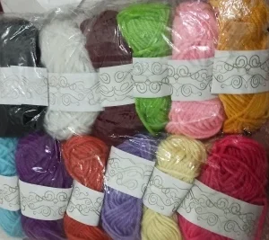 12pcs Multicolor Yarn Knitting Supplies , Crochet Craft For Crocheting And Knitting Yarn Starter Kit For Beginners