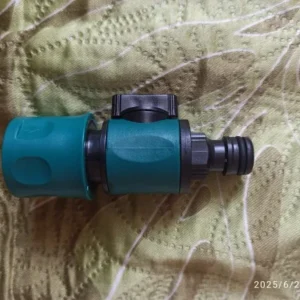 Garden Hose Shut Off Valve, Quick In-Line Tap Connector for Watering & Irrigation System