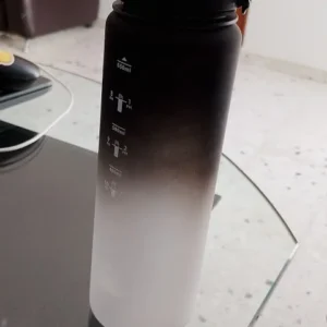 500ML/650ML/1000ML Large Capacity Sports Bottle Motivational Leak Proof Portable Reusable Plastic Cups Outdoor Travel Gym Jugs