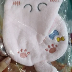 Cute Cartoon Tanuki Hanging Towel Coral Velvet Hair Does Not Lose Thick Cloth Kitchen Bathroom Absorbent Towels