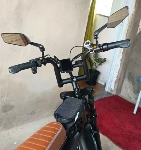 Bike Rearview Mirror Mountain Bike HD Reflection Mirror Battery Bike Adjustable Mirror Outdoor Riding Accessories