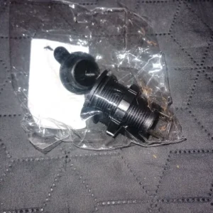 Cigarette Lighter Socket Car Marine Motorcycle ATV RV Lighter Socket Power Outlet Socket Receptacle 12V Waterproof Plug