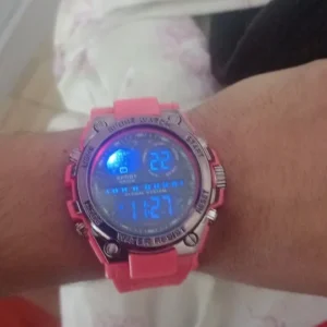 Top Luxury Electronic Watch for Man Outdoor Sport Watch Stopwatch Waterproof Calendar Digital Clock 24355