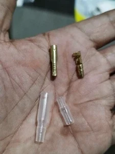 200PCS 3.9mm Bullet Connectors Kit Brass Bullet Male & Female Wire Terminals Connector with Insulation Cover for Motorcycle Moto