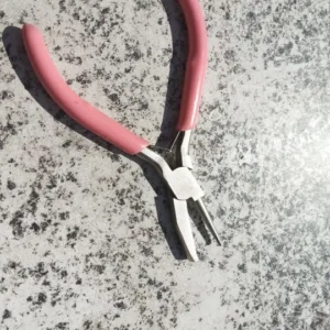 5-inch professional round concave pliers, used for jewelry making mini precision wire loop tools, ideal DIY manual tools