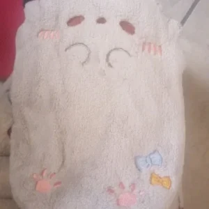 Cute Cartoon Tanuki Hanging Towel Coral Velvet Hair Does Not Lose Thick Cloth Kitchen Bathroom Absorbent Towels