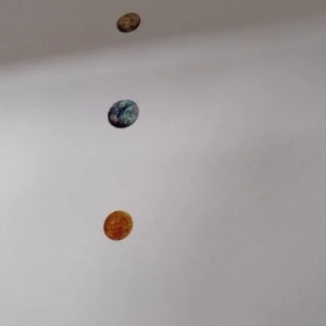 525PCS Box Packed Luminous Nine Planets Wall Sticker for Kids Bedroom Living Room Glow In The Dark DIY Party Home Decor