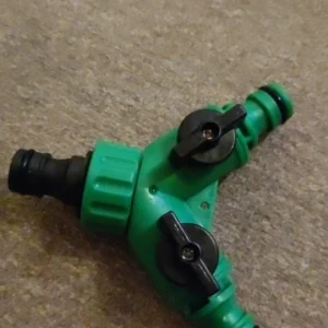 2 Way Garden Water Pipe Connectors Pipe Adapter Y Shape Hose Splitter Valve Three Way Plastic Valve With Switch