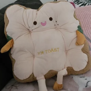 1pc Simulation Bread Toast Cushion Stuffed Memory Foam Pillow Sofa Chair Decor Seat Cushion Cute Student Chair Pad