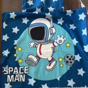 Newborn Wrap Blanket Cartoon Child Kid Hooded Cloak Infant Bathrob Baby Bath Towel Robe Cotton Boy Girl Beach Robe Astronaut Cap