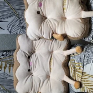 1pc Simulation Bread Toast Cushion Stuffed Memory Foam Pillow Sofa Chair Decor Seat Cushion Cute Student Chair Pad