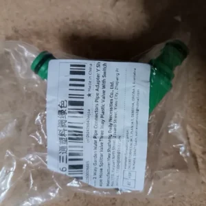 2 Way Garden Water Pipe Connectors Pipe Adapter Y Shape Hose Splitter Valve Three Way Plastic Valve With Switch