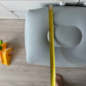 1pc Inflatable Foot Rest Pillow For Travel Portable Adjustable Three Layers Height Stool For Foot Rest Leg Cushion Pillow