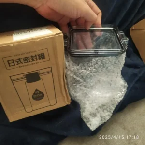 1pc Clear Food Storage Box,Food Storage Container With Lid, Plastic Kitchen And Pantry Organization Canisters