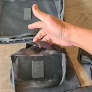 6pcs Travel Storage Bag Large Capacity Luggage Clothes Sorting Organizer Set Suitcase Pouch Case Shoes Packing Cube Bag