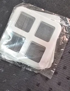 Disposable Hair Catchers for Shower Mesh Shower Drain Covers - Floor Sink Strainer Filter Mesh Stickers Bathroom Accessories
