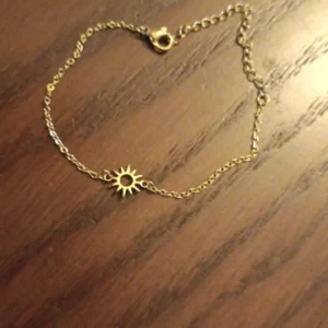 ICFTZWE Sun Hollow Bracelets For Women Stainless Steel Hand Chain Vintage Sunflower Anklet Boho Foot Jewelry Accessories