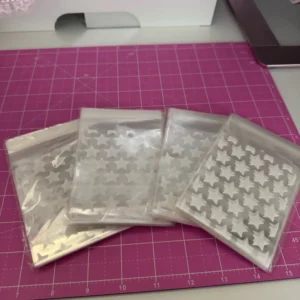 Clear Opp Gift Packaging Bag With Star & Circle Print - A Convenient Way to Store and Display Your Accessories